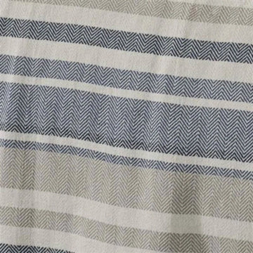 Chevron Stripe Lightweight Cotton Blanket Soft and Breathable for All Season Use