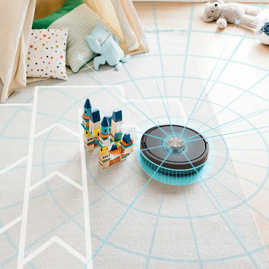 Matrix Self-Emptying Robot Vacuum with Precision Home Mapping and Extended Runtime, Wi-Fi Connected - Black